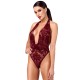 Боди Noir Handmade F386 Kink Royal cascade bodysuit M