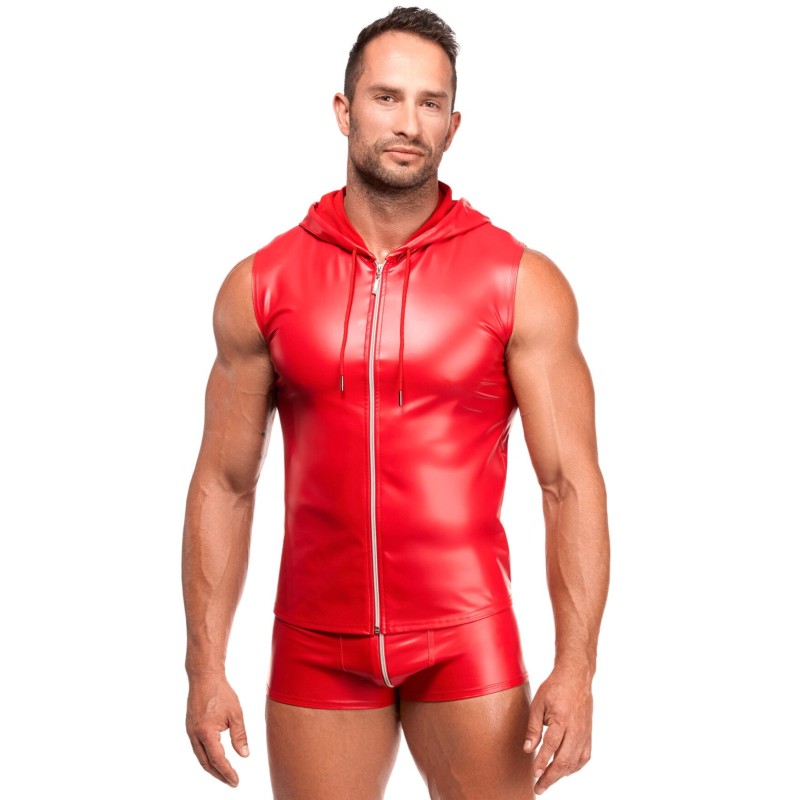 Мужской жилет с капюшоном Noir Handmade H096 Ignite hooded vest M