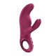 Вібратор-кролик Fun Factory MISS BI Wine Red, 2 незалежні мотори, діаметр 4,2 см