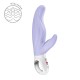 Вібратор-кролик для точки А Fun Factory LADY BI Purple, 2 мотори, 12 режимів