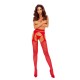 Эротические колготки-бодистокинг Passion S032 red