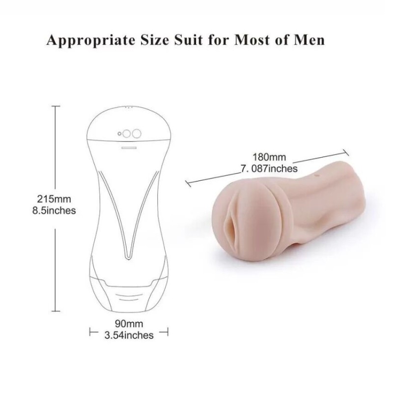 Мастурбатор с вибрацией Hismith Masturbation Cup (мятая упаковка!!!)