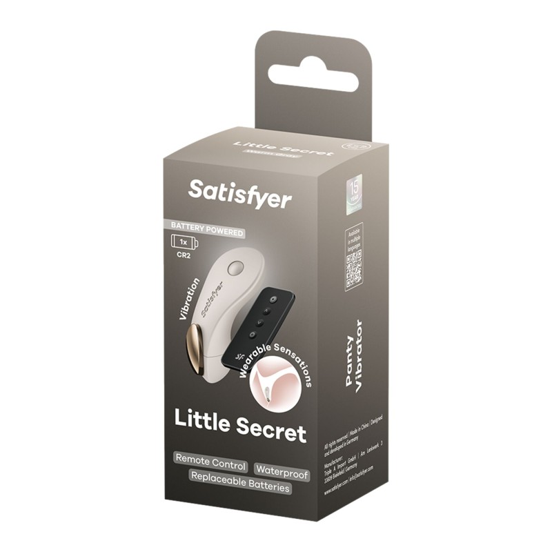 Смарт-вибратор в трусики Satisfyer Little Secret Battery Series с пультом ДУ
