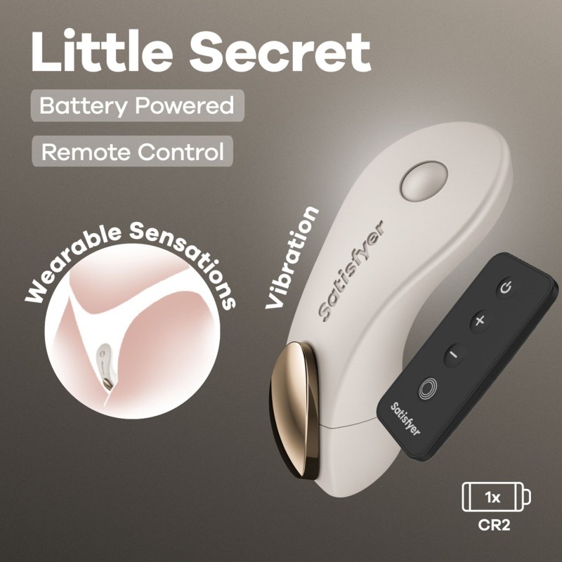 Смарт-вибратор в трусики Satisfyer Little Secret Battery Series с пультом ДУ