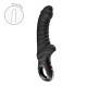 Вибратор для точки G Fun Factory TIGER Black, ребристый, подходит для анальной стимуляции