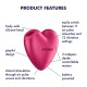 Вакуумный стимулятор-сердечко с вибрацией Satisfyer Cutie Heart Battery Series (мятая упаковка!!!)