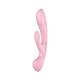 Двусторонний вибратор-кролик Satisfyer Triple Oh Pink (мятая упаковка!!!)