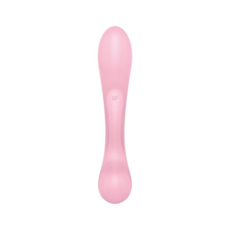 Двусторонний вибратор-кролик Satisfyer Triple Oh Pink (мятая упаковка!!!)
