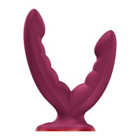 Двойной фаллоимитатор Fun Factory RYDE Wine Red (мятая упаковка!!!)