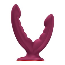 Двойной фаллоимитатор Fun Factory RYDE Wine Red (мятая упаковка!!!)