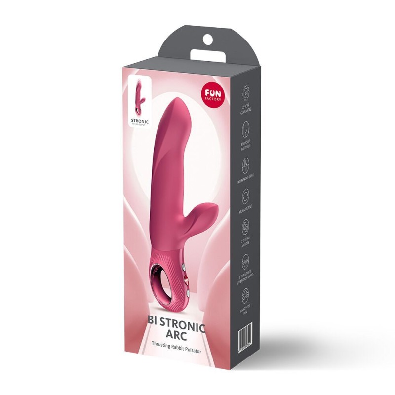 Пульсатор Fun Factory Bi Stronic Arc Raspberry (мятая упаковка!!!)