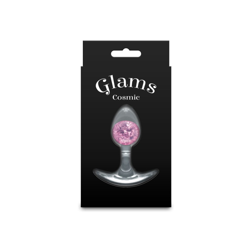 Анальная пробка NS Novelties Cosmic Glams - Small - Pink