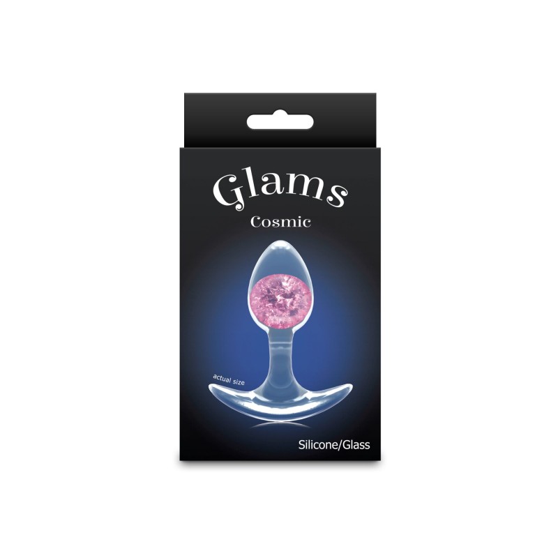 Анальная пробка NS Novelties Cosmic Glams - Small - Pink
