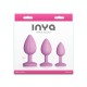 Набор анальных пробок NS Novelties INYA - Triple Ace Kit - Blush
