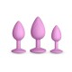 Набор анальных пробок NS Novelties INYA - Triple Ace Kit - Blush