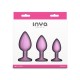Набор анальных пробок NS Novelties INYA - Triple Ace Kit - Blush
