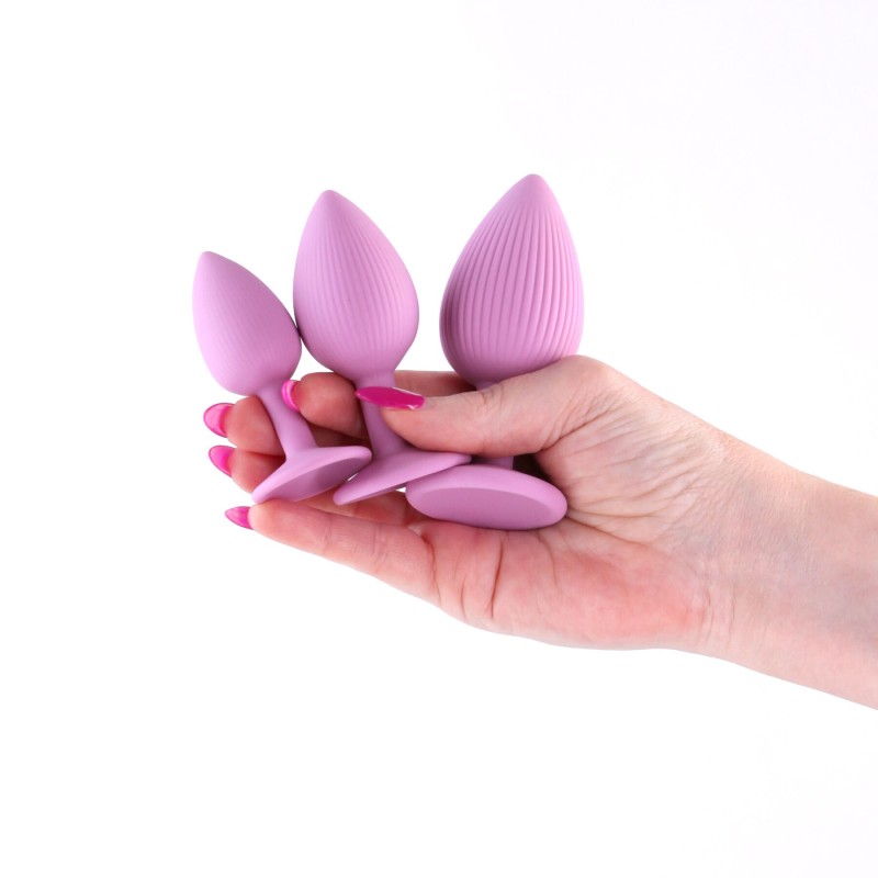 Набор анальных пробок NS Novelties INYA - Triple Ace Kit - Blush