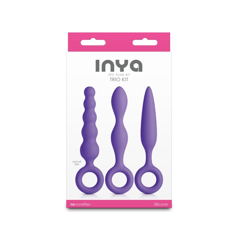 Набор анальных игрушек NS Novelties INYA - Trio Kit - Purple