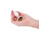 Стеклянная анальная пробка NS Novelties Crystal - Desires - Rainbow Gem - Small