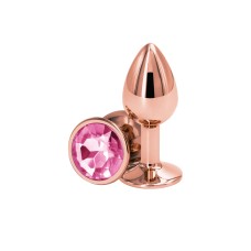 Анальная пробка NS Novelties Rear Assets - Rose Gold - Small - Pink