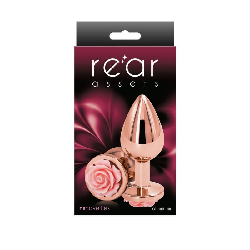 Анальная пробка NS Novelties Rear Assets - Rose - Medium - Pink