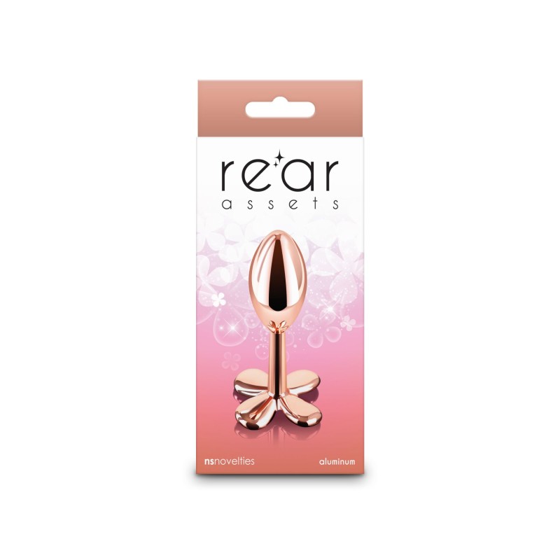 Анальная пробка NS Novelties Rear Assets - Clover - Rose Gold