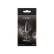 Анальная пробка NS Novelties Rear Assets - Tapered - Small - Gunmetal - Black