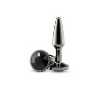 Анальная пробка NS Novelties Rear Assets - Tapered - Small - Gunmetal - Black