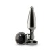 Анальна пробка NS Novelties Rear Assets - Tapered - Medium - Gunmetal - Black
