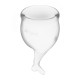 Набор менструальных чаш Satisfyer Feel Secure (transparent), 15мл и 20мл, мешочек для хранения