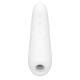 Вакуумный клиторальный стимулятор Satisfyer Curvy 1+ White с управлением через интернет
