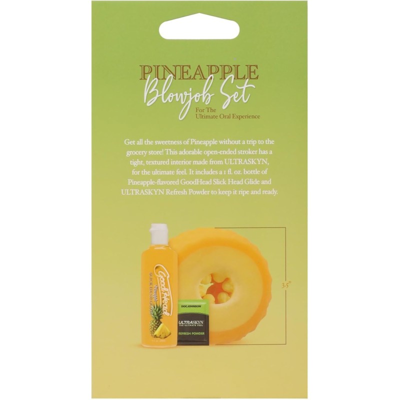 Набір для мінету Doc Johnson GoodHead Pineapple Blowjob Set
