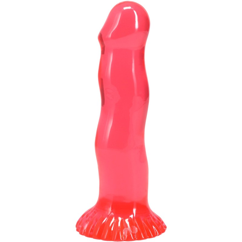 Набір фалоімітаторів Doc Johnson Crystal Jellies - Dong Starter Set - Purple, Pink, Green