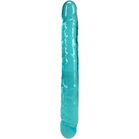Фалоімітатор двосторонній Doc Johnson Crystal Jellies 12