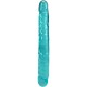 Фалоімітатор двосторонній Doc Johnson Crystal Jellies 12