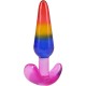 Набір анальних пробок Doc Johnson Crystal Jellies - Anal Trainer Set - Rainbow