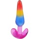 Набір анальних пробок Doc Johnson Crystal Jellies - Anal Trainer Set - Rainbow