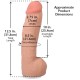 Фаллоимитатор Doc Johnson The Realistic Cock ULTRASKYN - 12 Inch Hung with Balls Vanilla