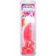 Фэнтезийный фаллоимитатор Doc Johnson Crystal Jellies - Invader Dong 8.5 Inch - Pink