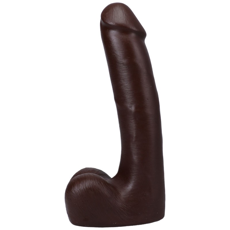 Фаллоимитатор Doc Johnson The Realistic Cock ULTRASKYN - 9 Inch with Balls Chocolate