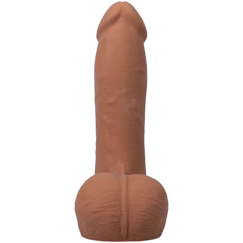 Фалоімітатор Doc Johnson The Realistic Cock ULTRASKYN - 7 Inch with Balls Caramel