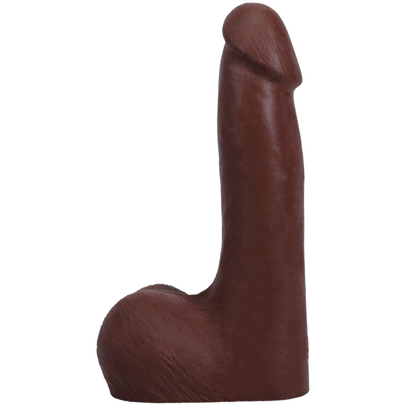 Фалоімітатор Doc Johnson The Realistic Cock ULTRASKYN - 7 Inch with Balls Chocolate