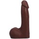Фалоімітатор Doc Johnson The Realistic Cock ULTRASKYN - 7 Inch with Balls Chocolate