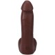 Фалоімітатор Doc Johnson The Realistic Cock ULTRASKYN - 7 Inch with Balls Chocolate