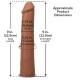 Фалоімітатор Doc Johnson The Realistic Cock ULTRASKYN - 9 Inch Caramel