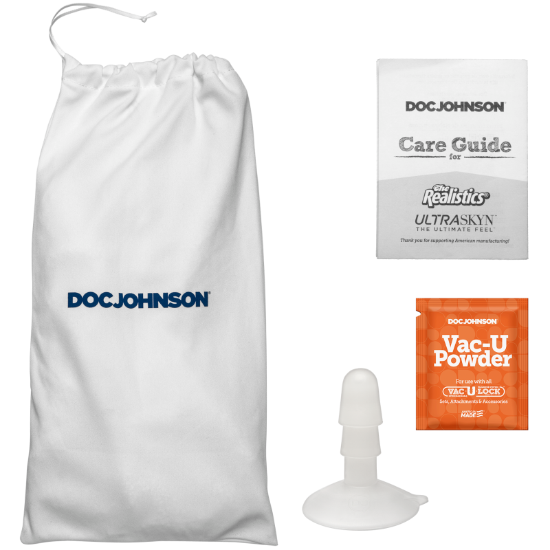 Фаллоимитатор Doc Johnson The Realistic Cock ULTRASKYN - 9 Inch Chocolate