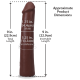 Фаллоимитатор Doc Johnson The Realistic Cock ULTRASKYN - 9 Inch Chocolate