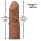 Фалоімітатор Doc Johnson The Realistic Cock ULTRASKYN - 5 Inch Caramel