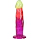 Дилдо Doc Johnson Crystal Jellies - 7.5 Inch Classic Dong - Rainbow