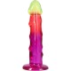 Дилдо Doc Johnson Crystal Jellies - 7.5 Inch Classic Dong - Rainbow